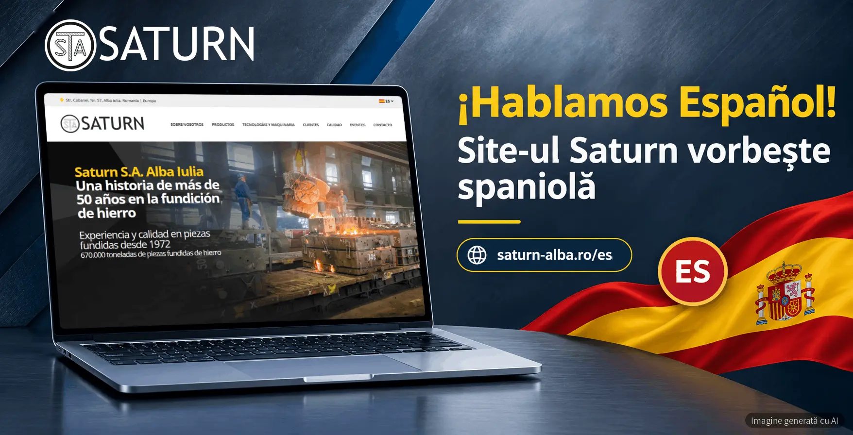 Site-ul Saturn vorbește acum și limba spaniolă!