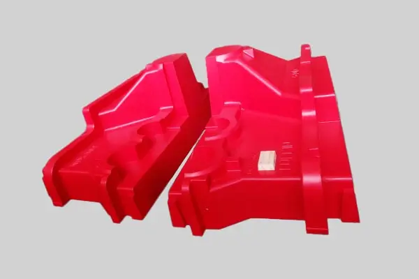 Custom casting patterns and molds at Saturn Alba Iulia's pattern shop, used for high-precision iron foundry production.